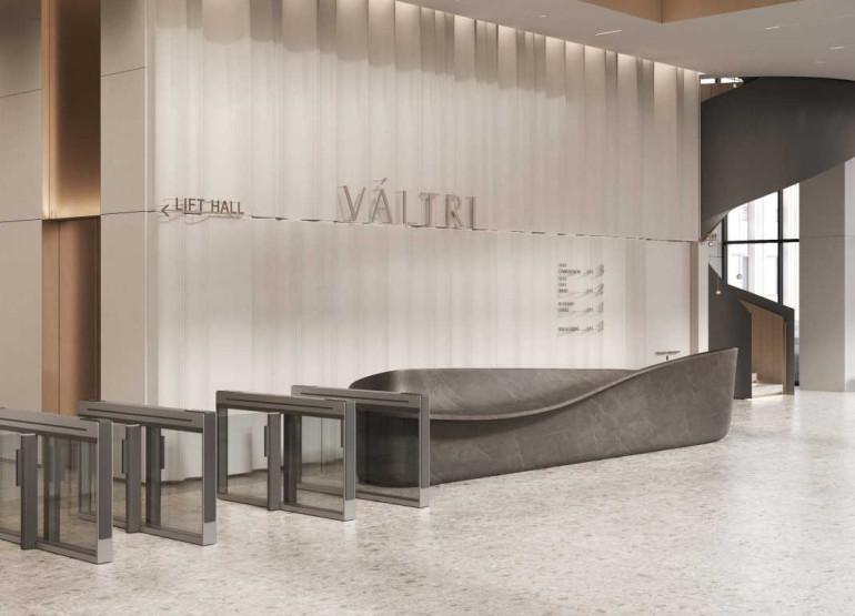 VALTRI: Вид главного ресепшен здания
